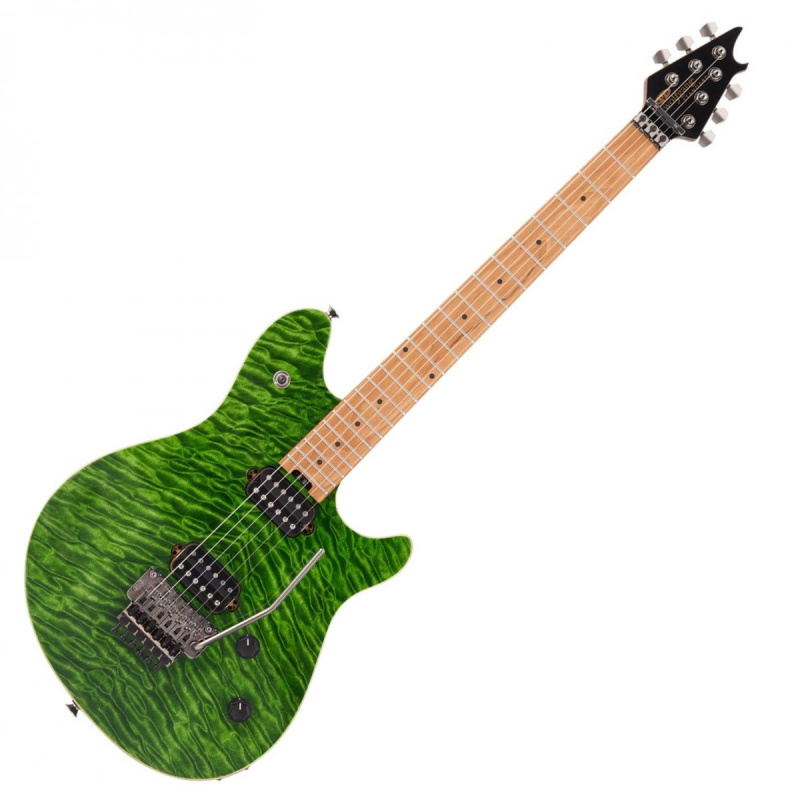 EVH Wolfgang Standard QM, Transparent Green