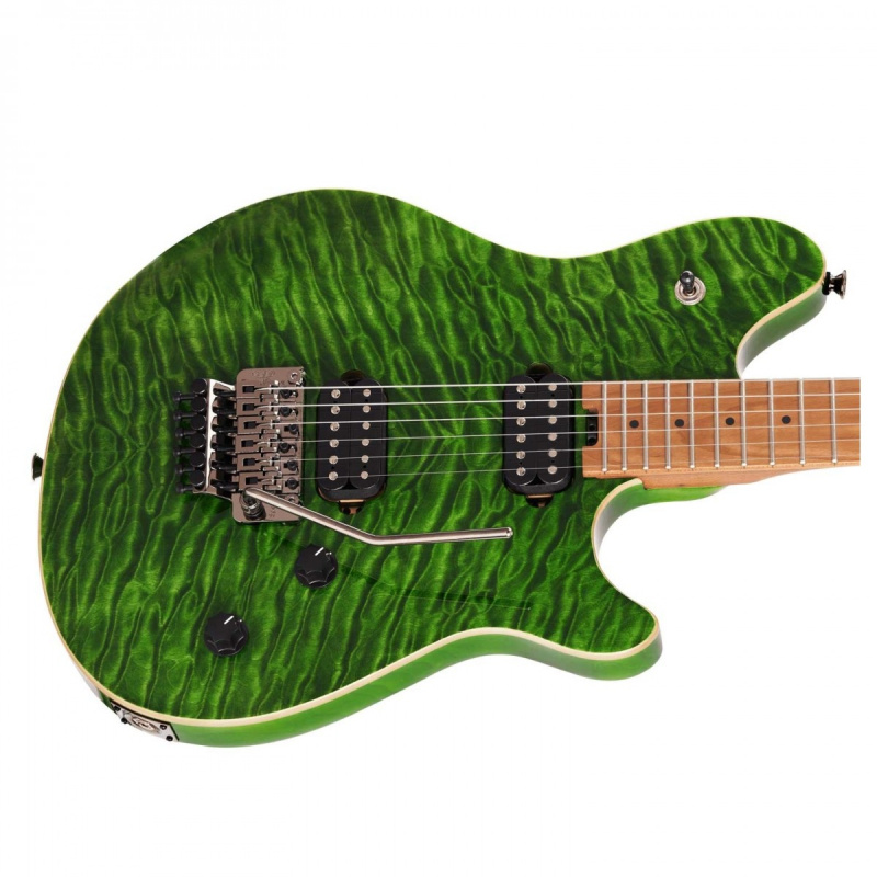 EVH Wolfgang Standard QM, Transparent Green